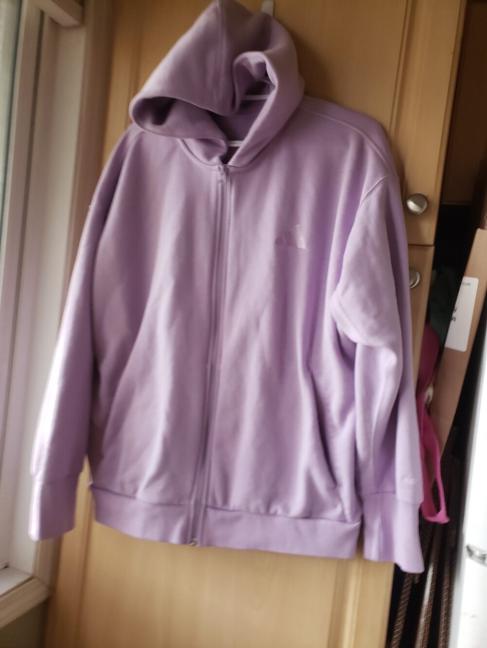 Addidas Lavender Zip-Up Hooded Jacket - Women's